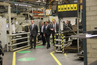 President Niinistö visits Ponsse factory