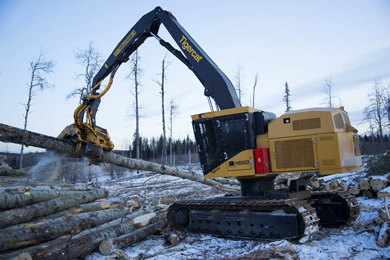 4 May 2017 | Tigercat FPT powered 855D series harvesters