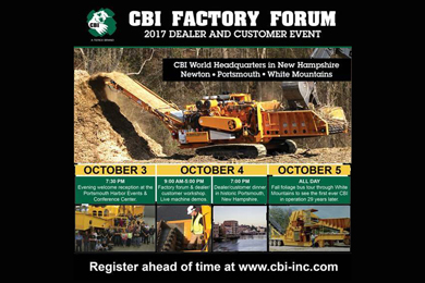 2017 CBI Factory Forum will be hosted in New Hampshire this October | 02 August 2017