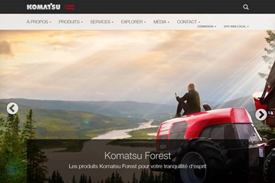 Komatsu Forest France website launched | 11 October 2017