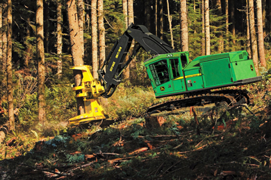 John Deere Equips 900M-Series Tracked Feller Bunchers and 900MH-Series Harvesters With Final Tier 4 Engines (FT4) | 8 Nov 2017