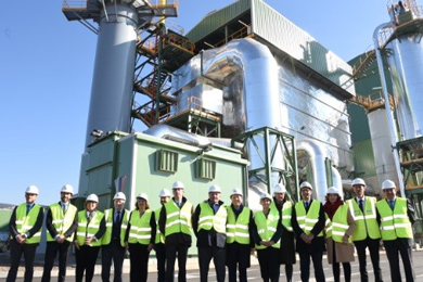 Ence opens its new biomass generation plant in Puertollano, Spain