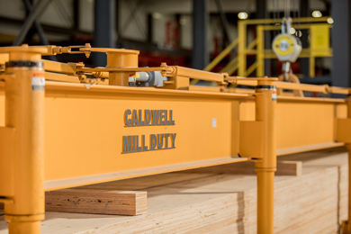 Freres Lumber Utilizes Caldwell Rotary Leg Lumber Lifter