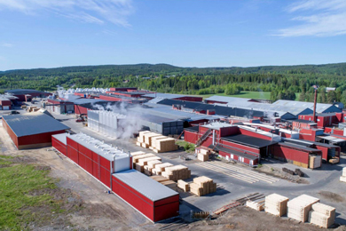 The sawmills in Bygdsiljum & Kroksjön – now a part of Holmen
