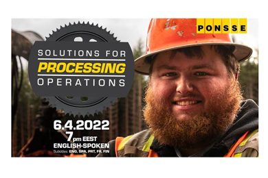 Ponsse’s solutions for processing operations