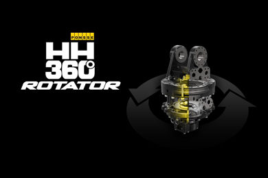 PONSSE HH360 rotator for harvester head