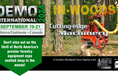 DEMO International Forestry Equipment Show & Conference Heads to Ottawa/Gatineau, Sept 17-21, 2024!